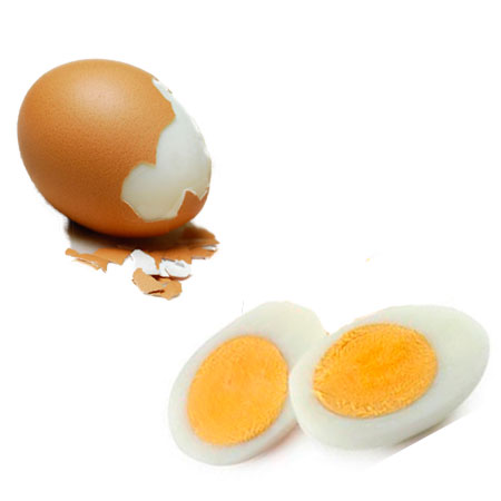Huevos cocidos para dieta del huevo